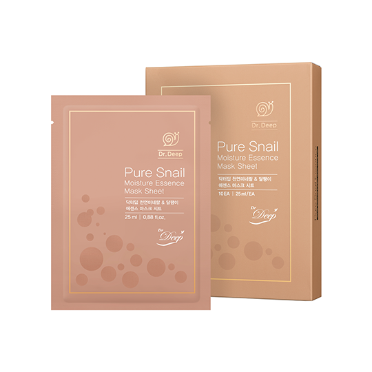 Dr. Deep | Pure Snail Essence Mask Sheet (Set)