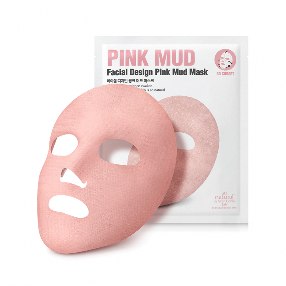 so natural | Pink Mud Corset Mask